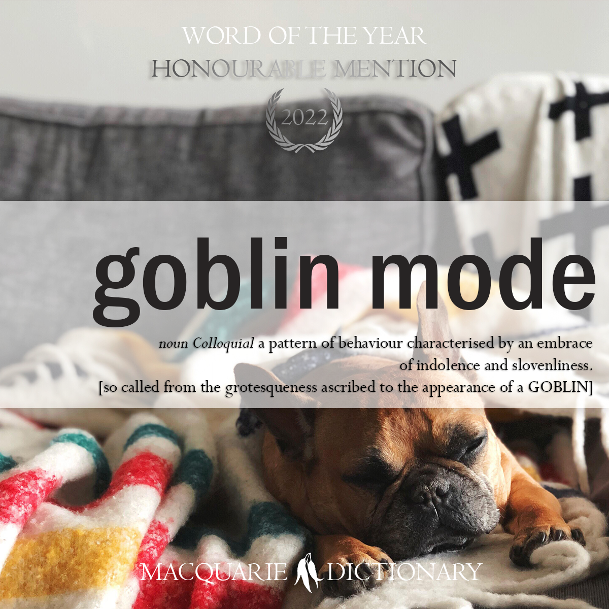 Word of the Year 2022 - goblin mode