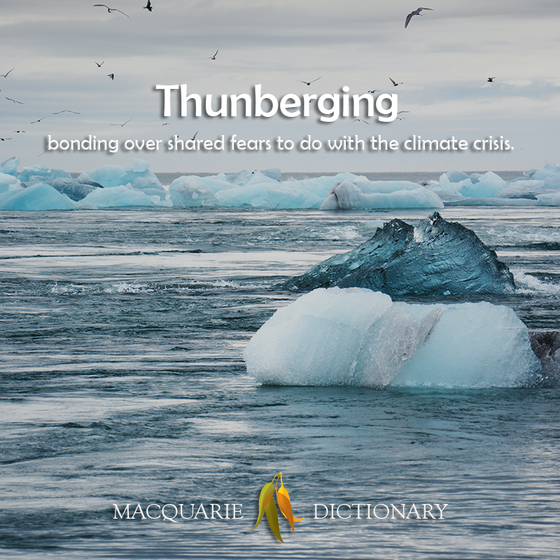Thunberging - bonding over shared fears to do with the climate crisis