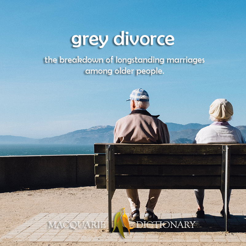 grey divorce - the breakdown of longstanding marriages among older people
